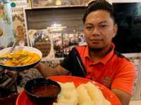 咖啡厅供应以木薯为基础的甜点 以保持霹雳州传统美食的活力