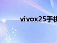 vivox25手机多少钱（vivox25）