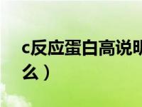 c反应蛋白高说明什么（c反应蛋白高说明什么）