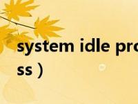 system idle process（system idle process）