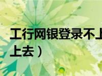 工行网银登录不上去怎么办（工行网银登录不上去）