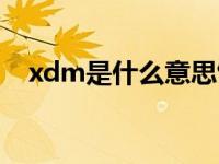 xdm是什么意思饭圈（xdm是什么意思）