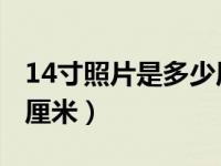 14寸照片是多少厘米 长宽（14寸照片是多少厘米）