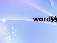 word转pdf（word宏）