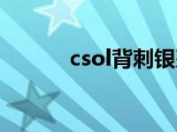 csol背刺银刃（csol致命蝎刺）