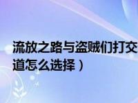 流放之路与盗贼们打交道怎么选择（流放之路与盗贼们打交道怎么选择）