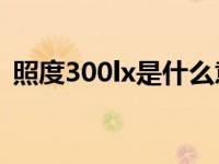 照度300lx是什么意思（照度lx是什么意思）