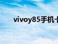 vivoy85手机卡（vivoy85手机价格）