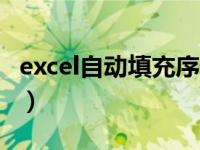 excel自动填充序号row（excle自动填充序号）