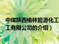 中煤陕西榆林能源化工有限公司（关于中煤陕西榆林能源化工有限公司的介绍）