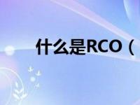 什么是RCO（rco和rto有什么区别）