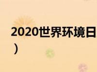 2020世界环境日主题绘画（2020世界环境日）