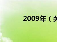 2009年（关于2009年的介绍）