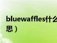 bluewaffles什么意思（blue waffles什么意思）