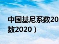 中国基尼系数2020在世界排名（中国基尼系数2020）