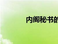 内阁秘书的官方职位是什么？