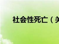 社会性死亡（关于社会性死亡的介绍）