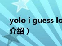 yolo i guess lol（关于yolo i guess lol的介绍）