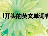 l开头的英文单词有什么（l开头的英文单词）