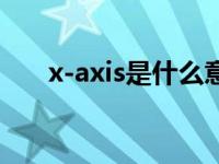 x-axis是什么意思（axis是什么意思）