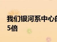 我们银河系中心的超大质量黑洞突然变亮了75倍