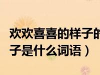 欢欢喜喜的样子的成语是什么（欢欢喜喜的样子是什么词语）