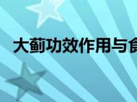 大蓟功效作用与食用方法（大蓟功能主治）