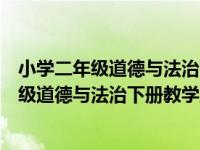 小学二年级道德与法治下册教学工作总结怎么写（小学二年级道德与法治下册教学工作总结）