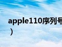 apple110序列号查询（苹果110序列号查询）