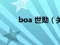 boa 世勋（关于boa 世勋的介绍）