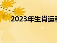 2023年生肖运程（今年是什么年生肖）