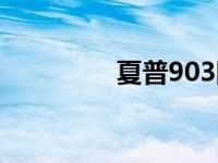 夏普903图片（夏普903）