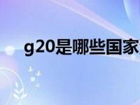 g20是哪些国家没去（g20是哪些国家）