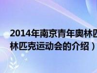 2014年南京青年奥林匹克运动会（关于2014年南京青年奥林匹克运动会的介绍）