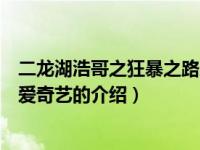 二龙湖浩哥之狂暴之路爱奇艺（关于二龙湖浩哥之狂暴之路爱奇艺的介绍）