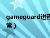 gameguard进程异常（gameguard进程异常）