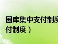 国库集中支付制度什么时候实施（国库集中支付制度）