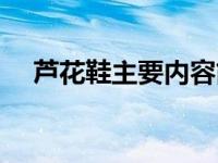 芦花鞋主要内容简介（芦花鞋主要内容）