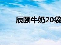 辰颐牛奶20袋一箱价格（辰颐牛奶）