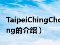 TaipeiChingChong（关于TaipeiChingChong的介绍）