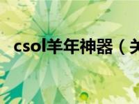 csol羊年神器（关于csol羊年神器的介绍）