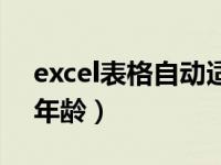 excel表格自动适应文字（excel表格自动算年龄）