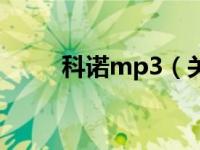 科诺mp3（关于科诺mp3的介绍）