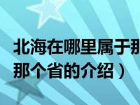 北海在哪里属于那个省（关于北海在哪里属于那个省的介绍）