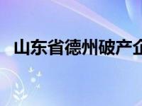 山东省德州破产企业（山东省德州市邮编）