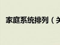 家庭系统排列（关于家庭系统排列的介绍）