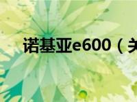 诺基亚e600（关于诺基亚e600的介绍）