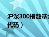 沪深300指数基金代码?（沪深300指数基金代码）