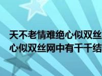 天不老情难绝心似双丝网中有千千结啥意思（天不老情难绝心似双丝网中有千千结）