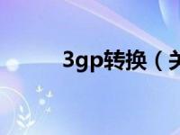 3gp转换（关于3gp转换的介绍）